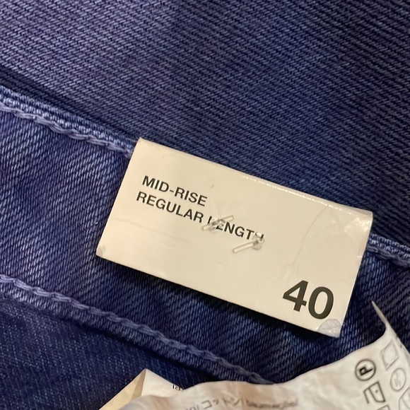 NWT Zara mid rise regular length bootcut fit slate blue jeans in size 8 - Picture 9 of 11